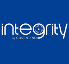 Integrity by COSENTINO logo in modern font.