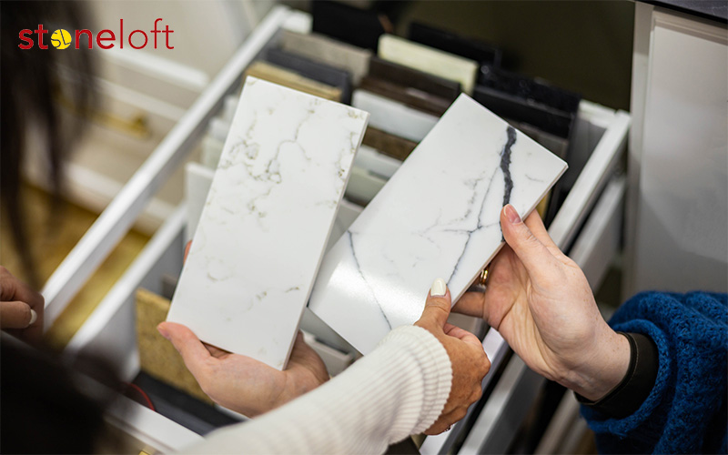 Countertop finish material options at Stone loft